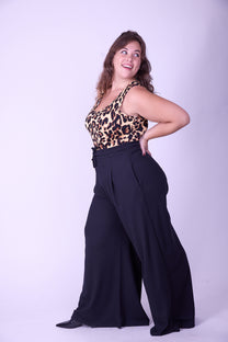 מכנסי מולי - שחור ואפל