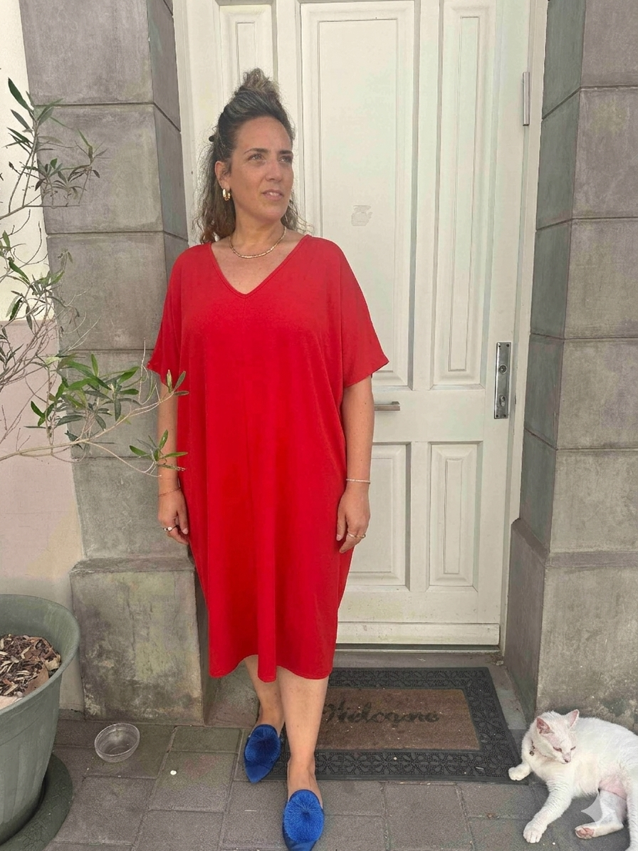 שמלת אלכוג׳ל - אדום