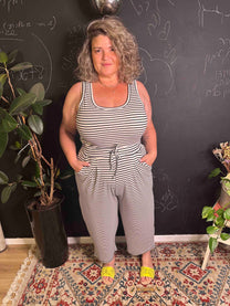 גופיית בייבי -פסים לבן