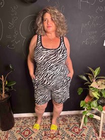 מכנסי החלומות - זברה שחור לבן