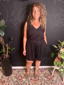 אוברול אמבוש- שחור מוזהב