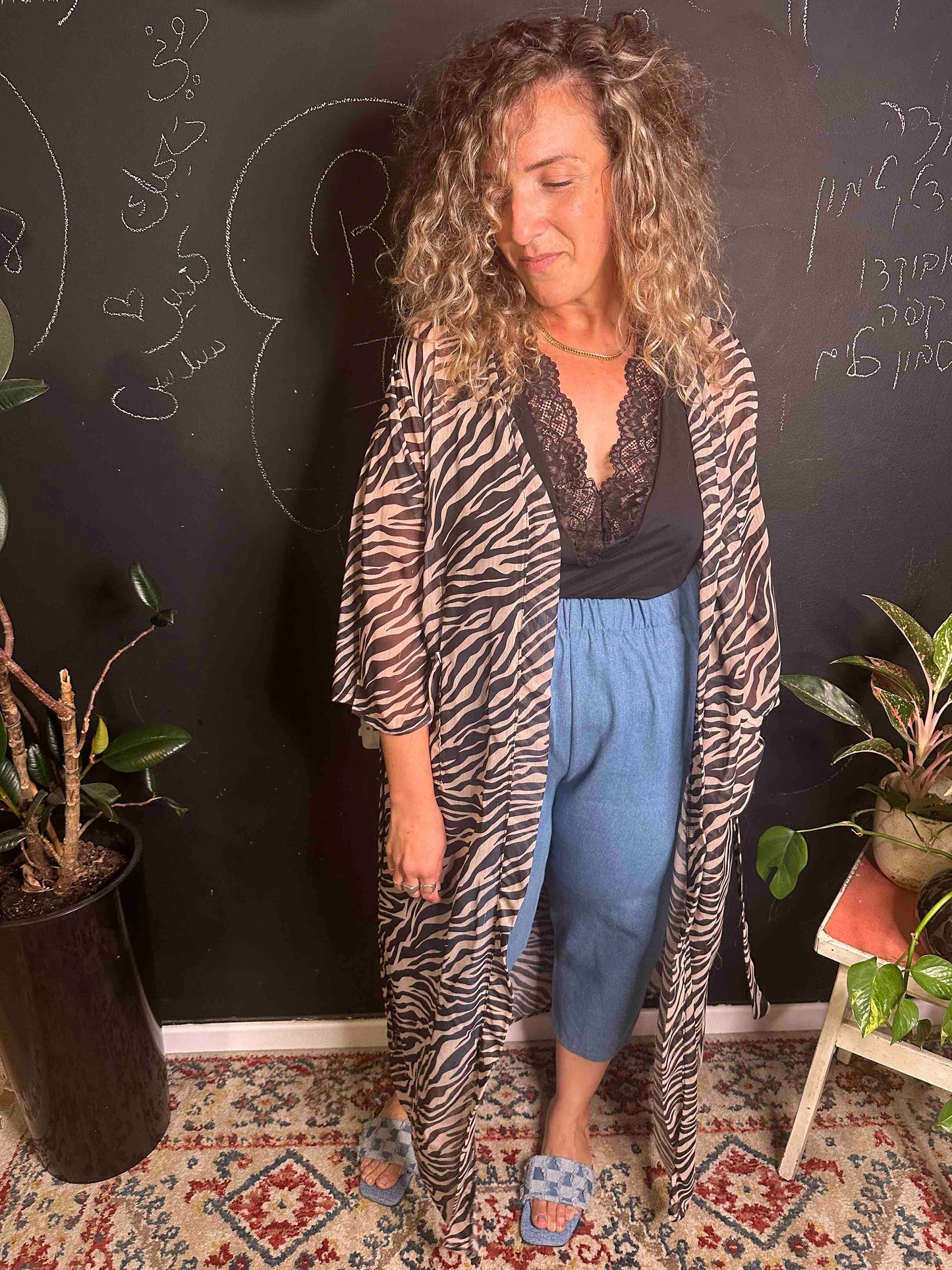 קימונו אבו אלי - זברה ניוד