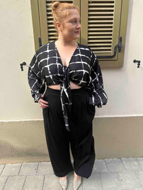 עליונית גם וגם - שחור לבן ריבועים