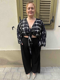 עליונית גם וגם - שחור לבן ריבועים