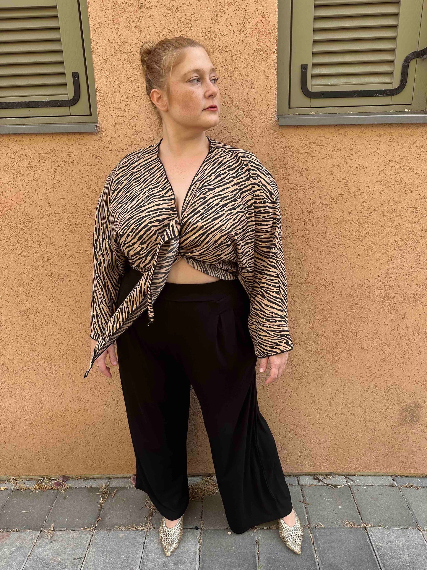 עליונית גם וגם - זברה ניוד זהב