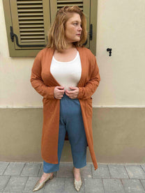 עליונית קימונו שמיכי -חמרה סריג