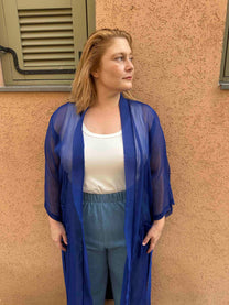 קימונו אבו אלי - כחול