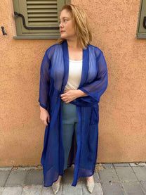 קימונו אבו אלי - כחול