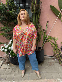 חולצת זה בול אני - פרחוני שיפון