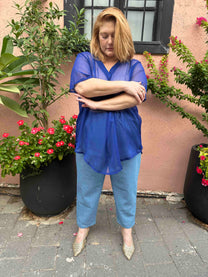 חולצת זה בול אני - כחול שיפון