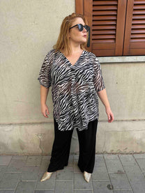 חולצת זה בול אני - זברה שיפון