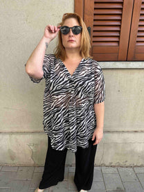 חולצת זה בול אני - זברה שיפון