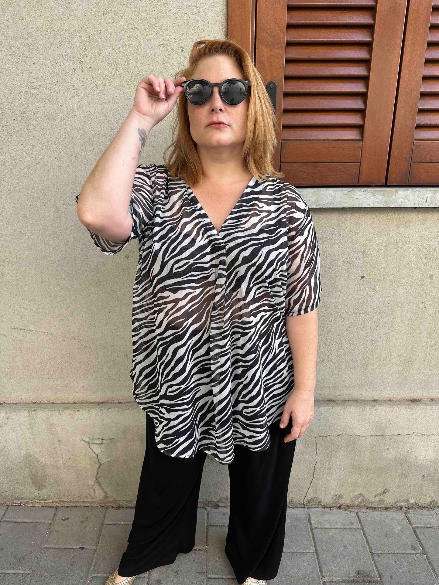 חולצת זה בול אני - זברה שיפון