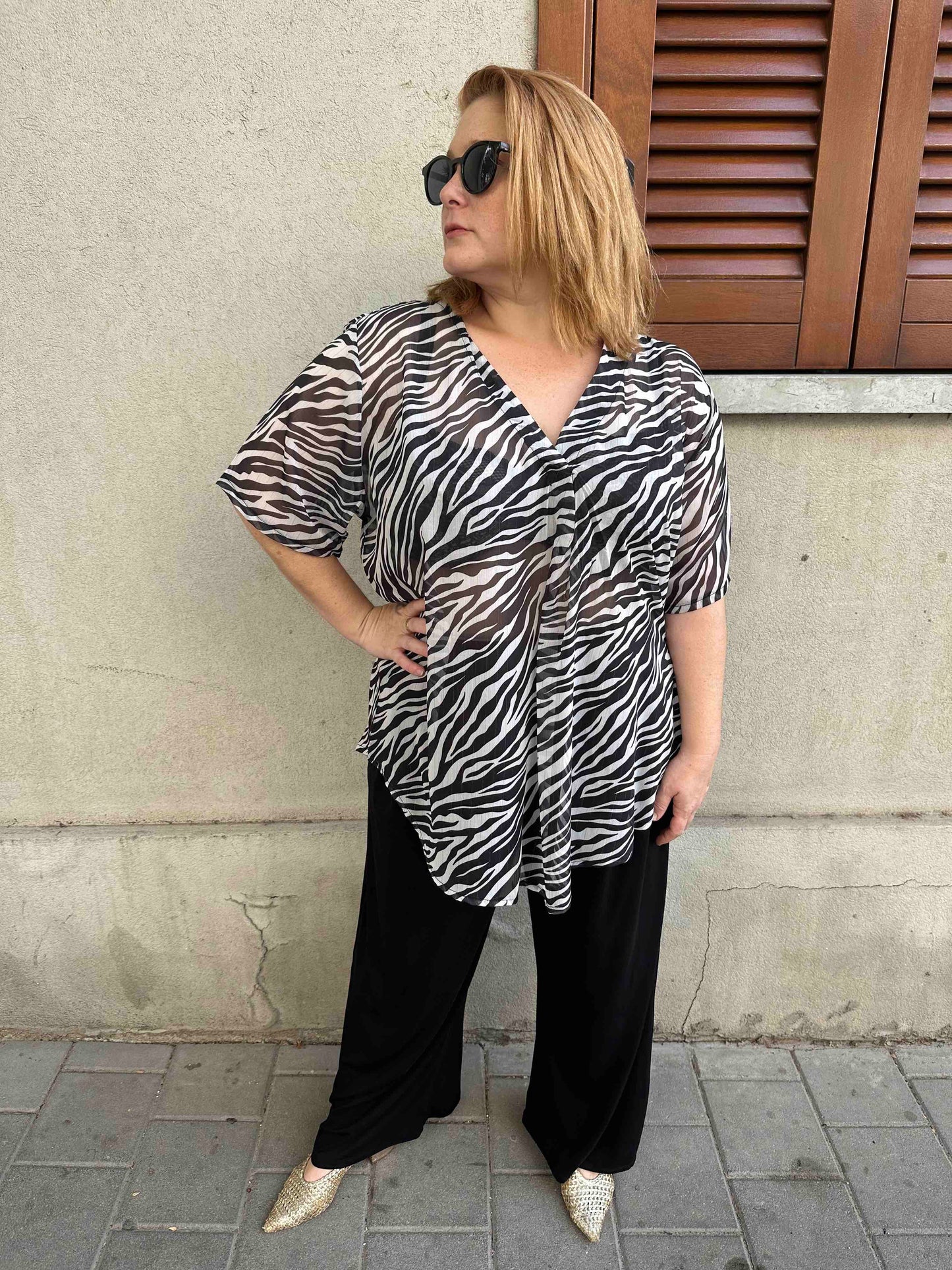 חולצת זה בול אני - זברה שיפון