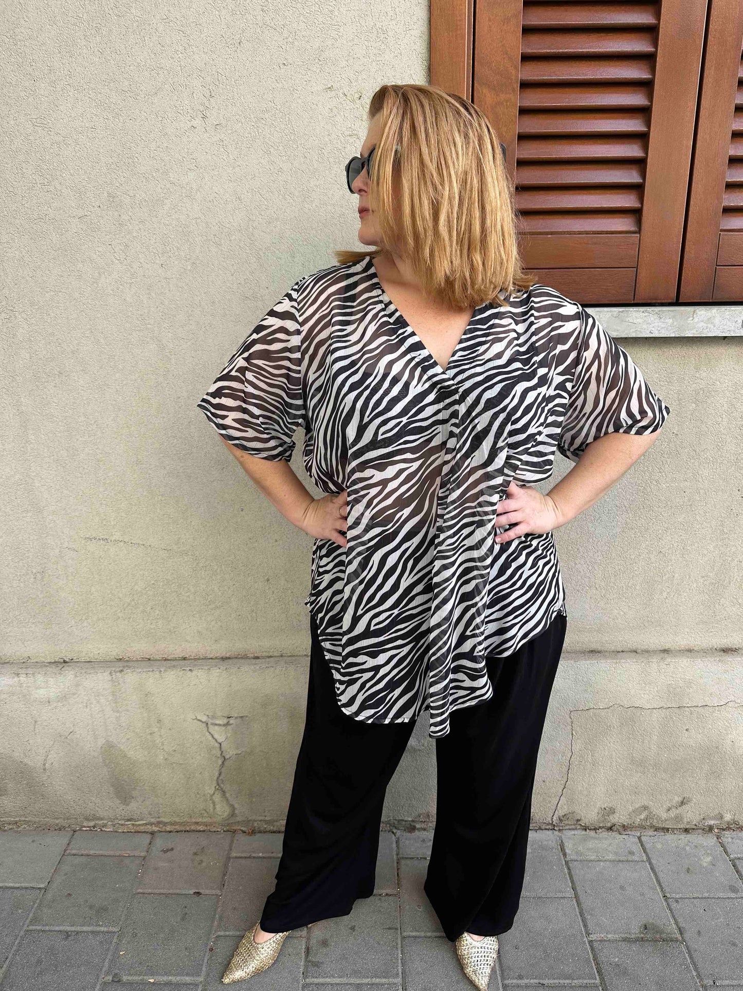 חולצת זה בול אני - זברה שיפון