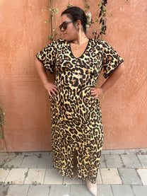 שמלת מלניה- מנומר