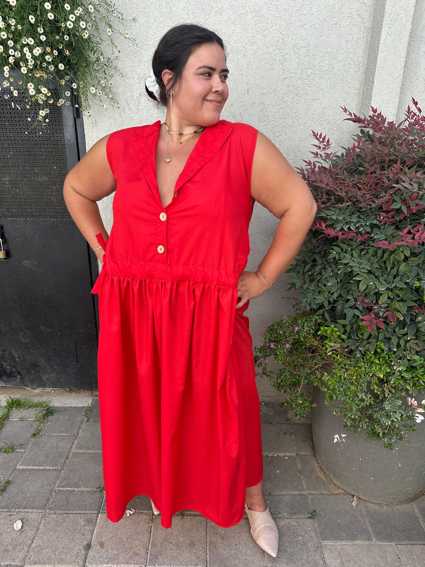שמלת השתניתי - אדום